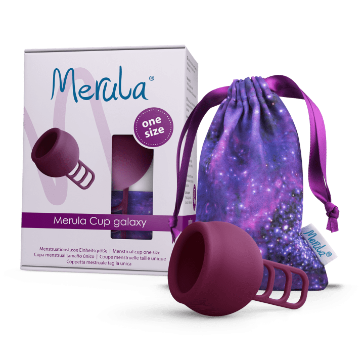 Merula Menstruationstasse one size galaxy